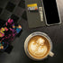 Chromatic Splatter Black iPhone 15 Pro Folio Case